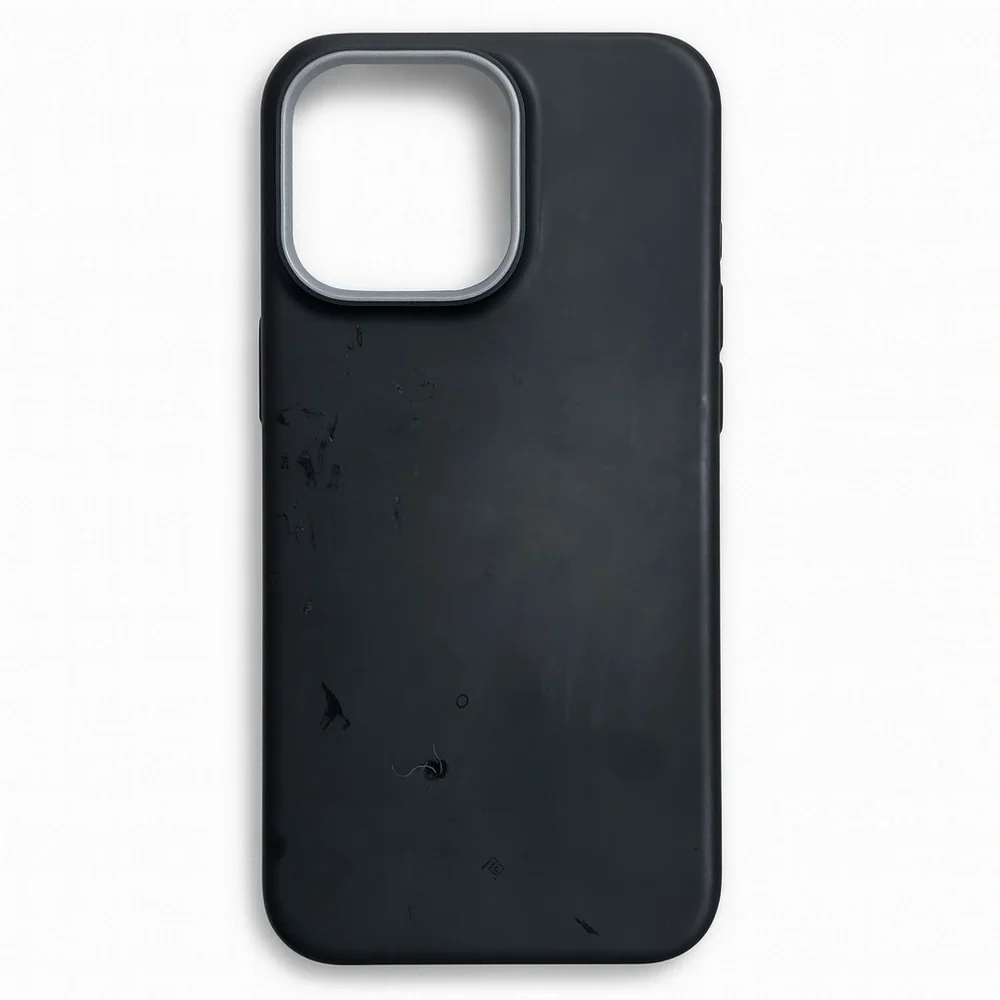 Caseology Black Silicone iPhone 15 Pro Max Phone Case